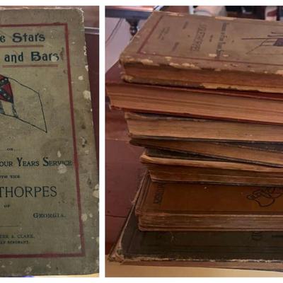 Antique History Books Featuring Georgia History