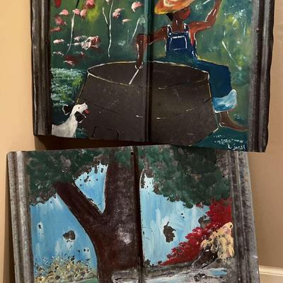 Paintings On Metal By L. Jones