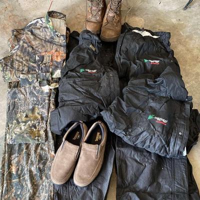 Outerwear Featuring Frogtoggs, Hunters Choice, & Snake Boots