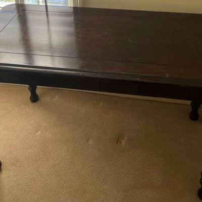 Vintage Dark Wood Table