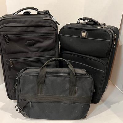 2 Suitcases and 1 Briefcase
