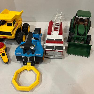 Tonka, John Deere, and Matchbox Outdoor Play Trucks (Four)