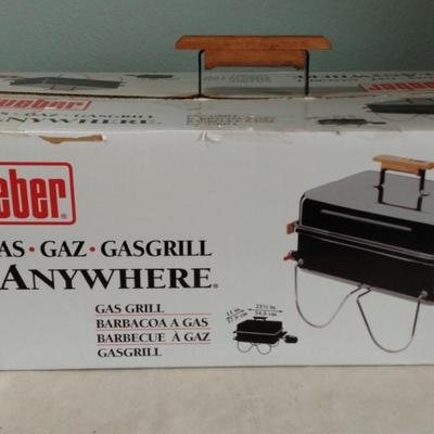 Portable Weber Gas Grill 