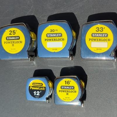 Various Length Tape Measures