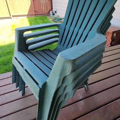 Adirondack Style Patio/Deck Chairs