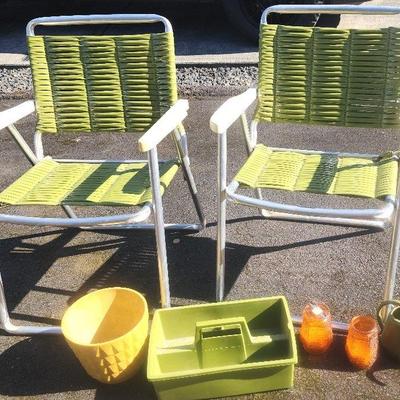 Vintage Green Chairs & Others
