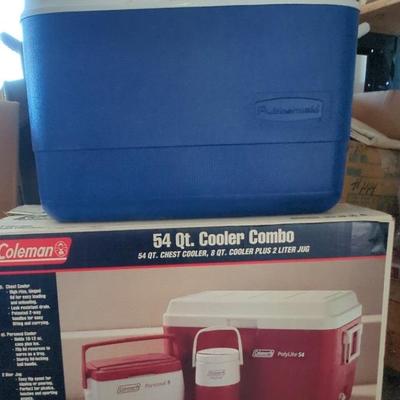 Coleman And Rubbermaid Coolers
