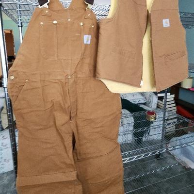 Carhartt Bib Overalls & Vest