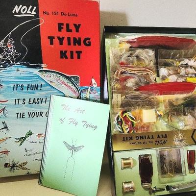 Vintage Fly Tying Kit