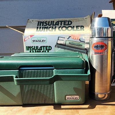 Stanly Cooler And Uno Vac Thermos 