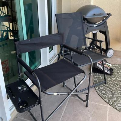 Weber Outdoor Grill And Ozark Trail Chair