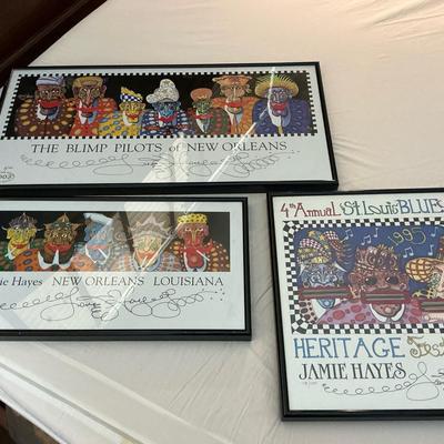 Jamie Hayes Festival Lithographs Signed