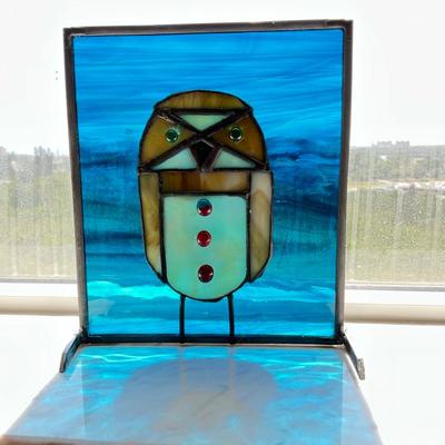 Owl Stained Glass