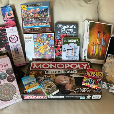 Let’s Craft & Play A Game: Monopoly, Dominoes, Taboo, Puzzles &More