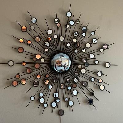 Bronzed Color Starburst Mirror 