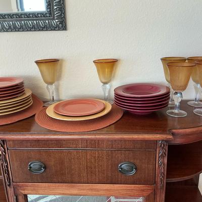 Pier 1 Dishes With Large Goblets
