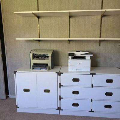 Campaign style Formica Furniture