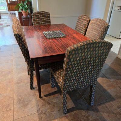Danish Hornslet Mobelfabrik Rosewood Dining Table