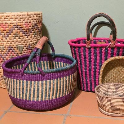 Handmade Ghana Baskets + 