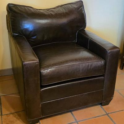 Ethan Allen Leather Arm Chair