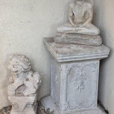 Asian Concrete Statues + 