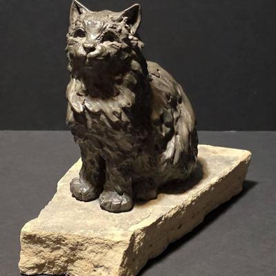 Original Bronze Sculpture - "Fiona (Fluff)" (#20/30) by Robin J. Laws