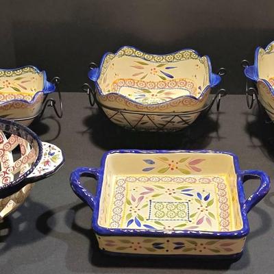 Temp-Tations Presentable Ovenware - Hand Painted & Hand Crafted