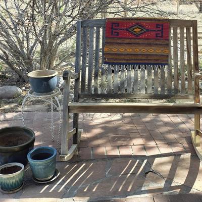 PROJECT: Rocking Bench & Pots +