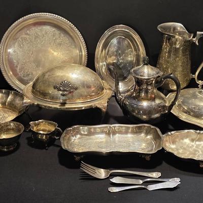 Silver Pated Variety, feat. Rare Antique Sheffield Plate Piece