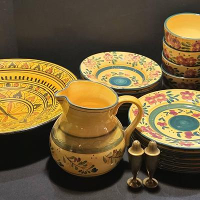 Fluere Hand Painted Dishware & Handmade Bowl