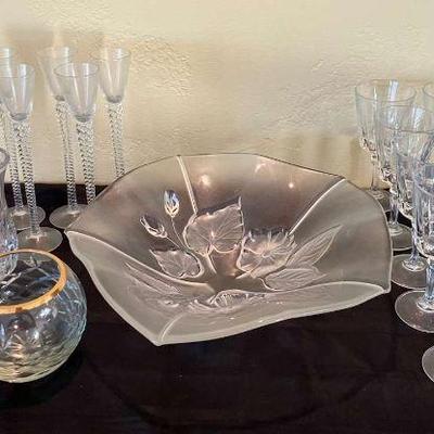 Lf193 vintage glass