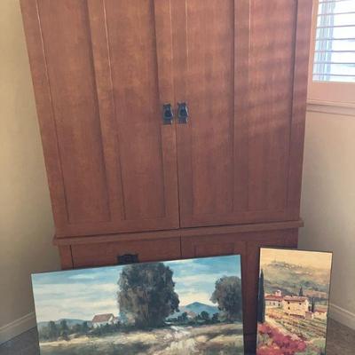 Lf208 shaker style tv armoire and more