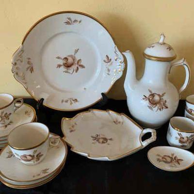 Lf183 royal copenhagen brown rose