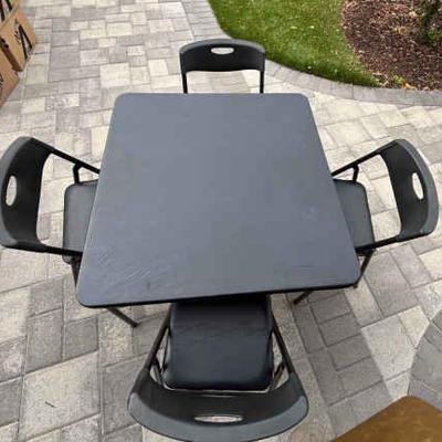 Lf108 folding card table and chairs 2