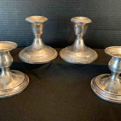 Lf211v sterling candleholders