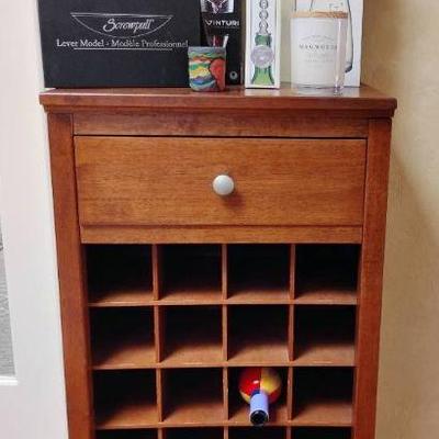 Lf170 wooden wine rack cabinet