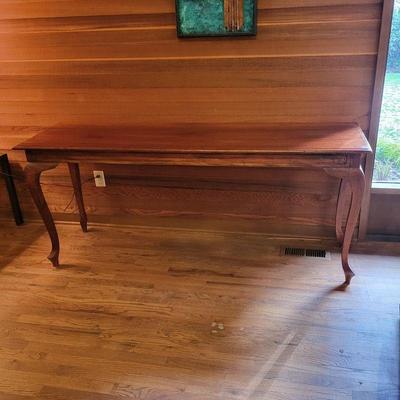 Gorgeous Long Wood Credenza Table