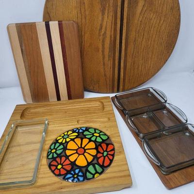 Vintage Wood Servers