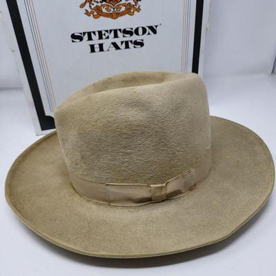 Antique Stetson Nutria Fur Hat