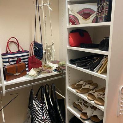 Ladies' clothing, purses & shoes 