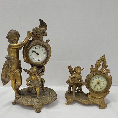 New Haven Cherub Desk Clock (1122)