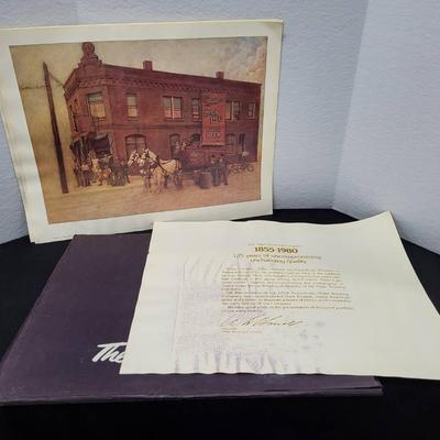 Miller Brewing 125th Anniversary Print Portfolio (1122)