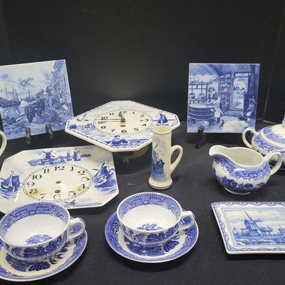 Willow & Delft Pieces + (1122)