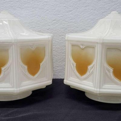 Pair of Hanging Lamp Shades (1122)