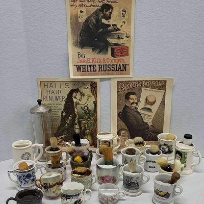 Mustache Mugs & Brushes (1122)