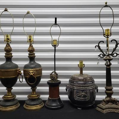 Five Unique Table Lamps (1122)