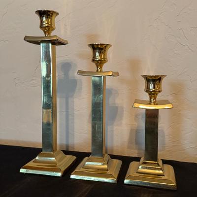 Vintage Brass Candlesticks