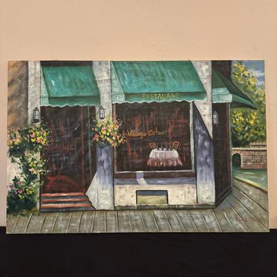 Village Corner Painting