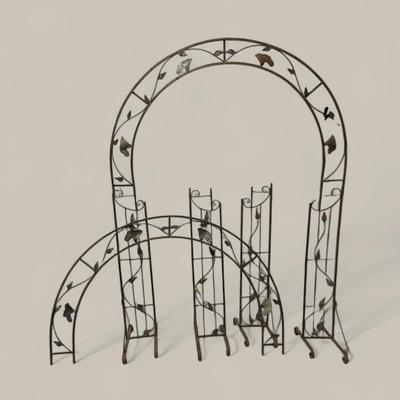 Large Garden Pathway Arbor/Arch Set Of 2 