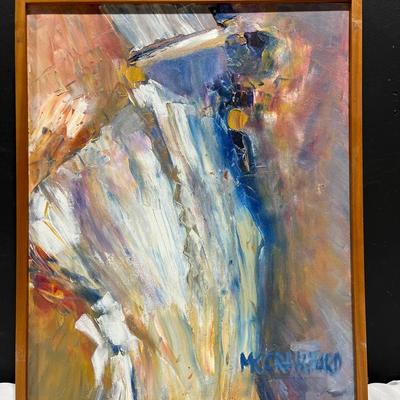 Original & Signed Abstract Oil Painting